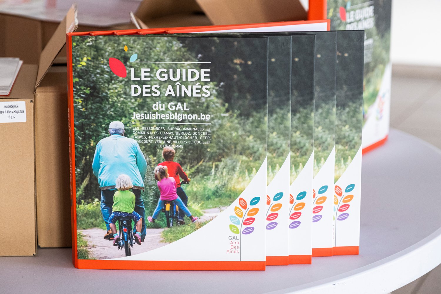 Guide des Ainés pour le Gal Jesuishesbignon.be par Hello Design